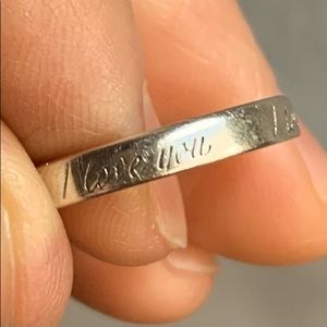 Tiffany & Co sterling silver band